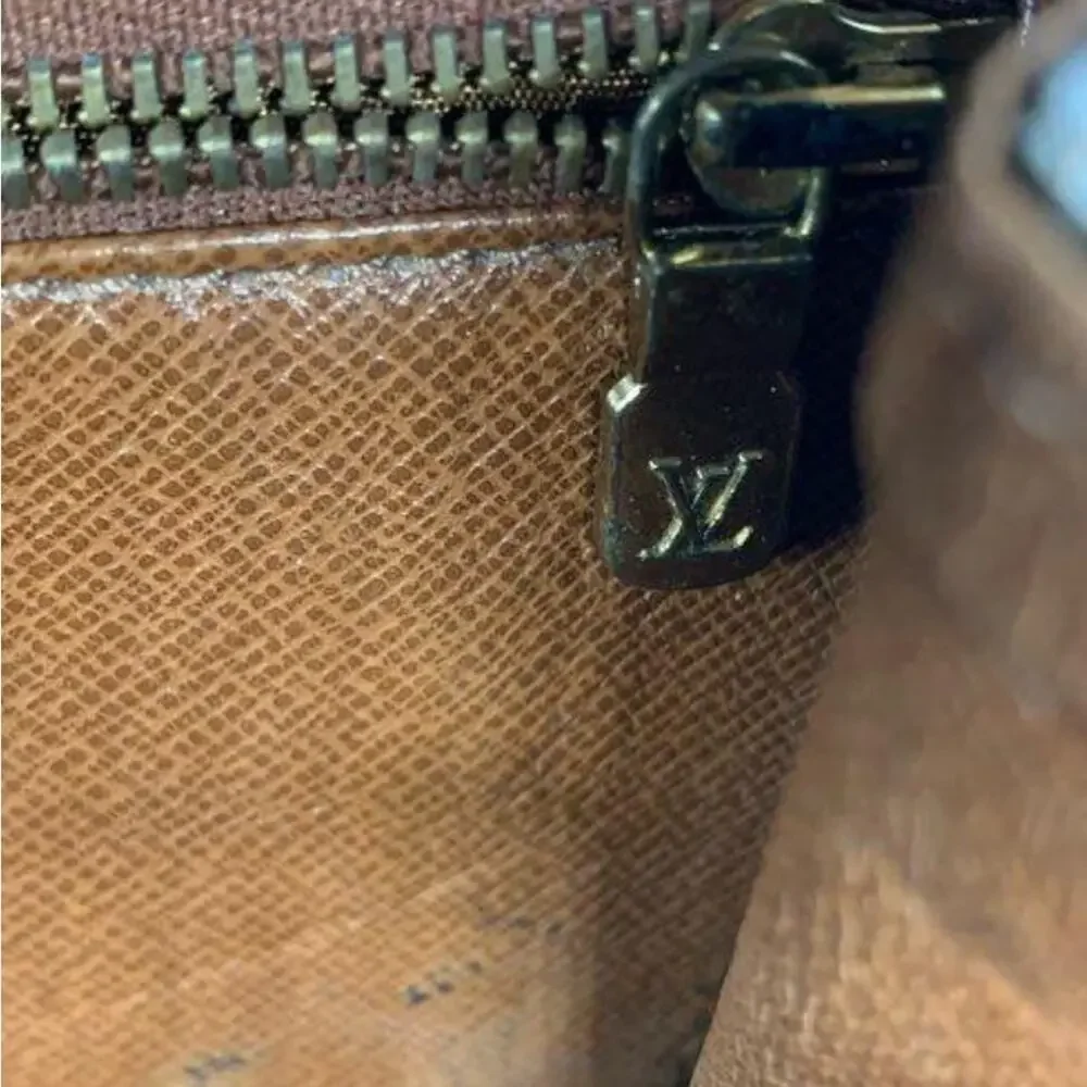 Louis Vuitton Brown Monogram Envelope Clutch Pochette Dame